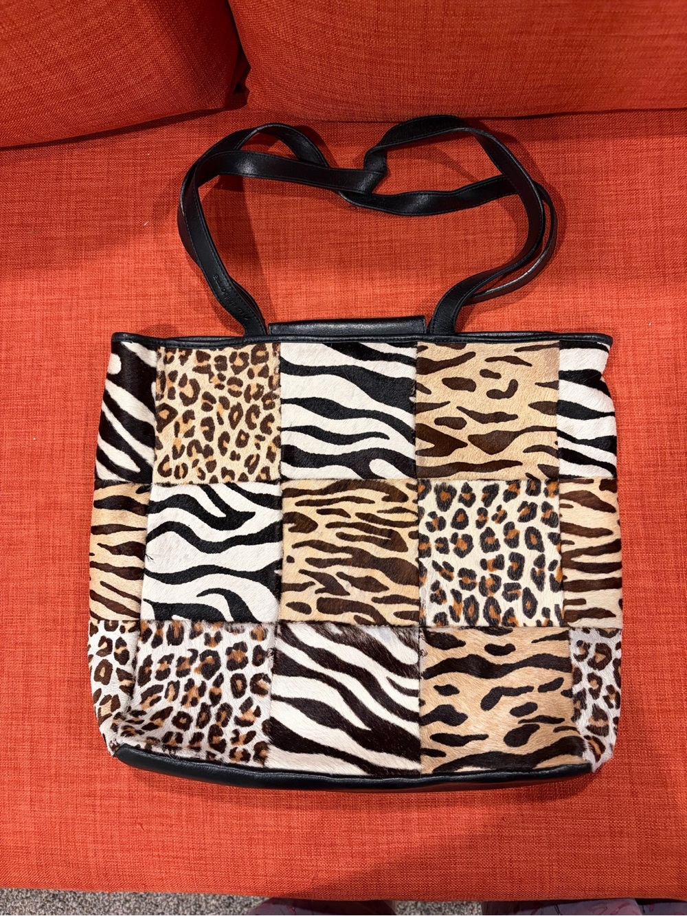 Liz Claiborne - animal print purse / bag / tote